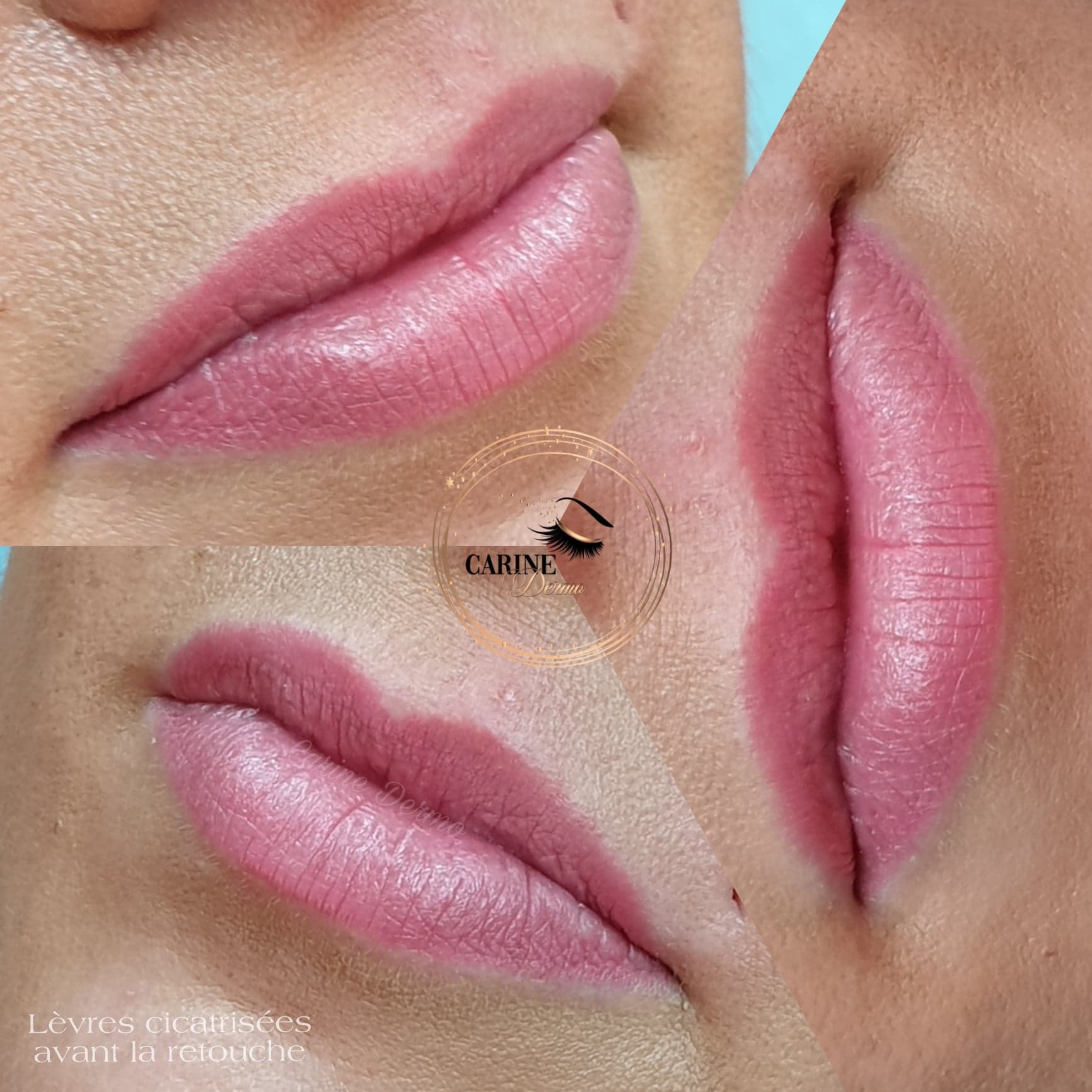 Carine Dermo - maquillage permanent - lèvres - bouche - Reims - Saumur